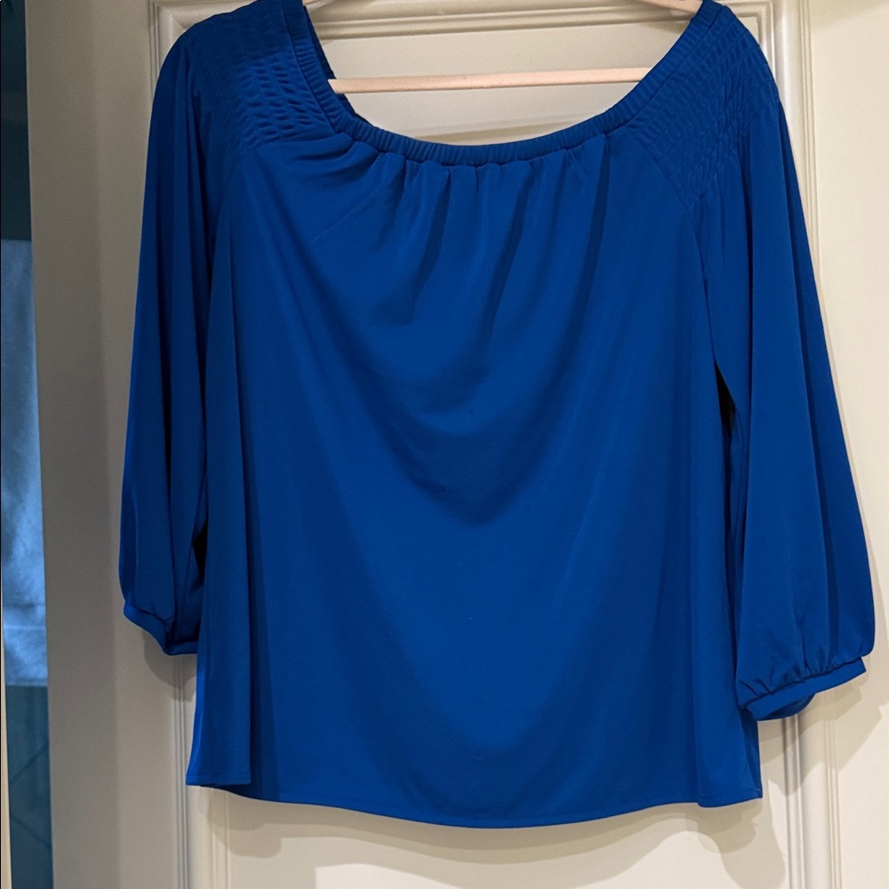 Ann Taylor Royal Blue Blouse